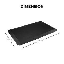 GOMINIMO 1 Pcs Anti Fatigue Floor Mat (Black, 50cm x 80cm x 1.9cm) GO-OM-100-DHP