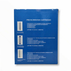 10" RO Water Filter Cartridge Replacement Set - 3 Pack