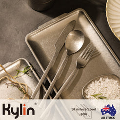 Kylin 420 Stainless Steel Classic Steak Knife - Snow Gray